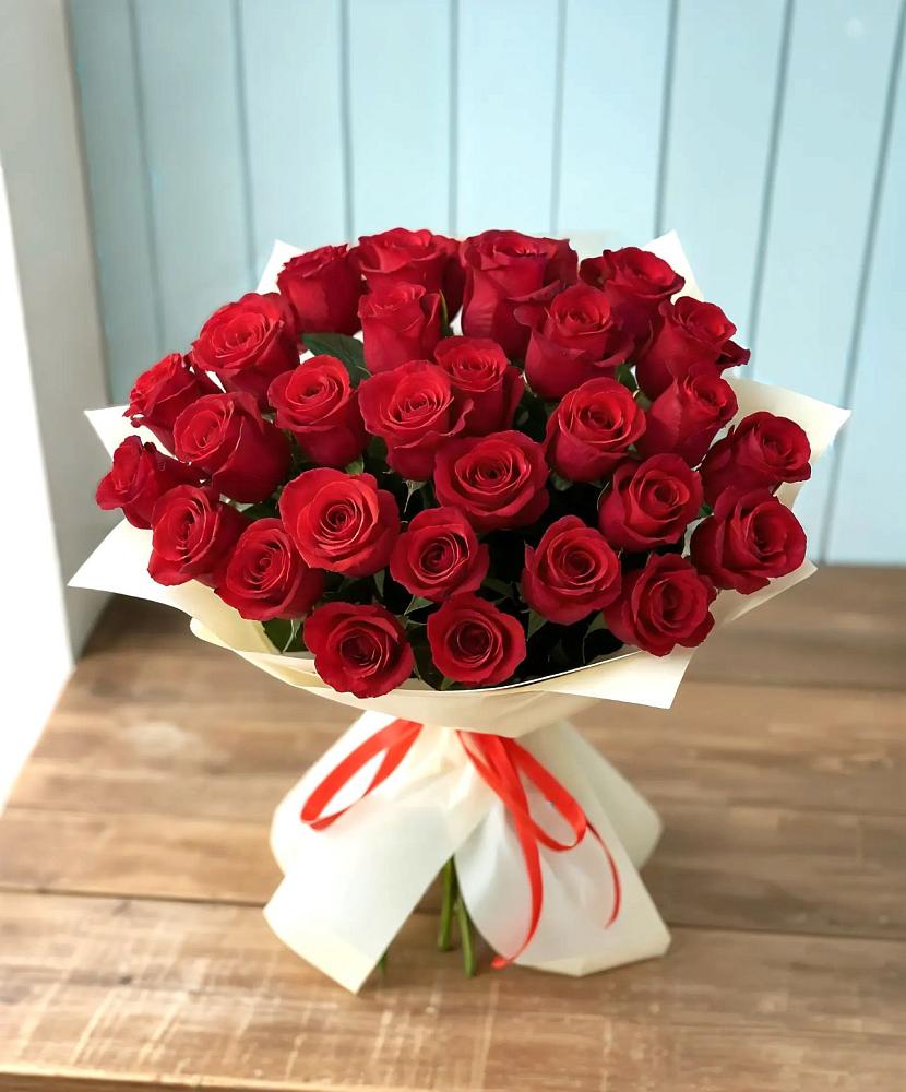 Букет 29 Красных роз в Кикерино