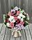 Букет цветов из: Альстромерии, Гвоздики, Розы и Хризантемы в Кикерино