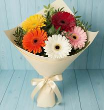 Букет цветов из:  Герберы в Кикерино