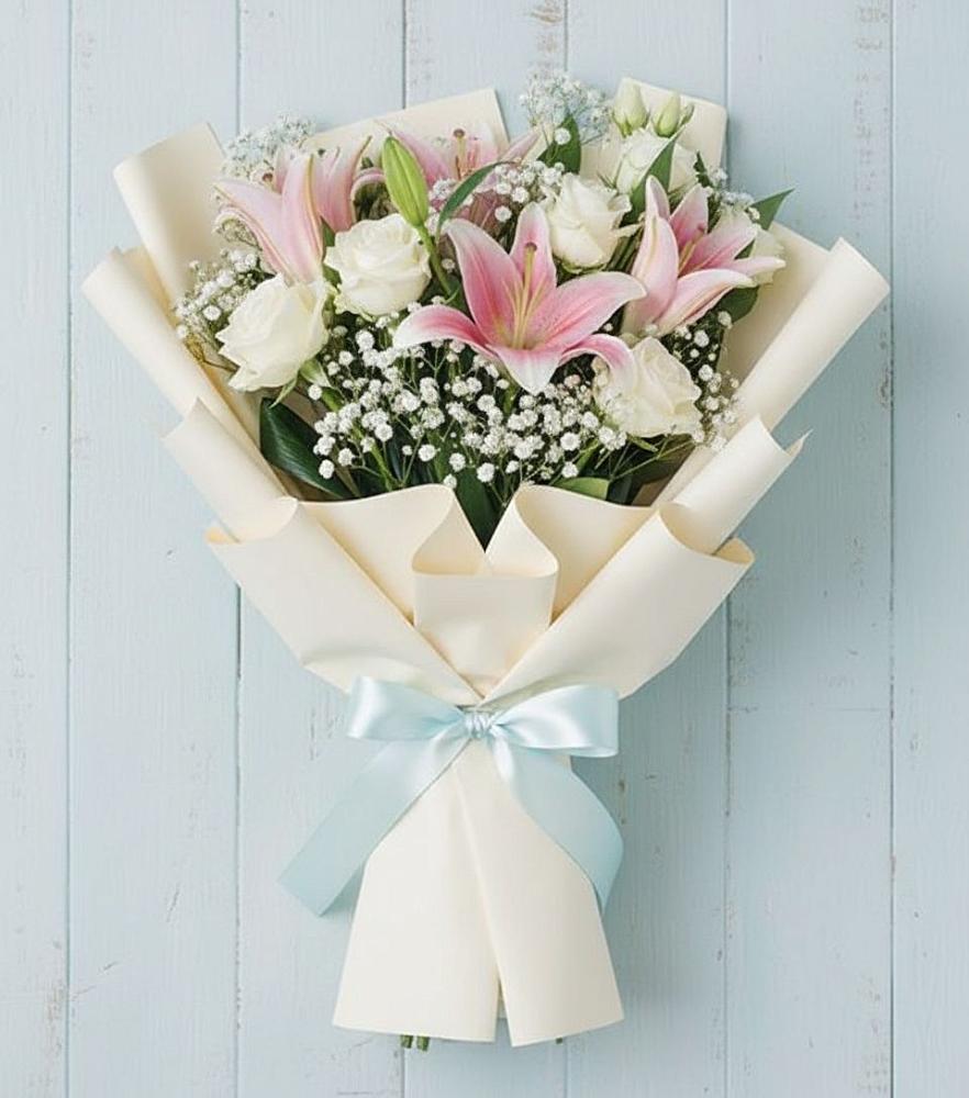 Букет цветов из: Лилии в Кикерино