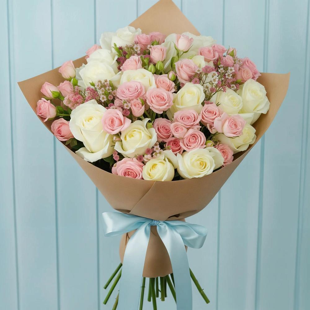 Букет цветов из: Розы в Кикерино