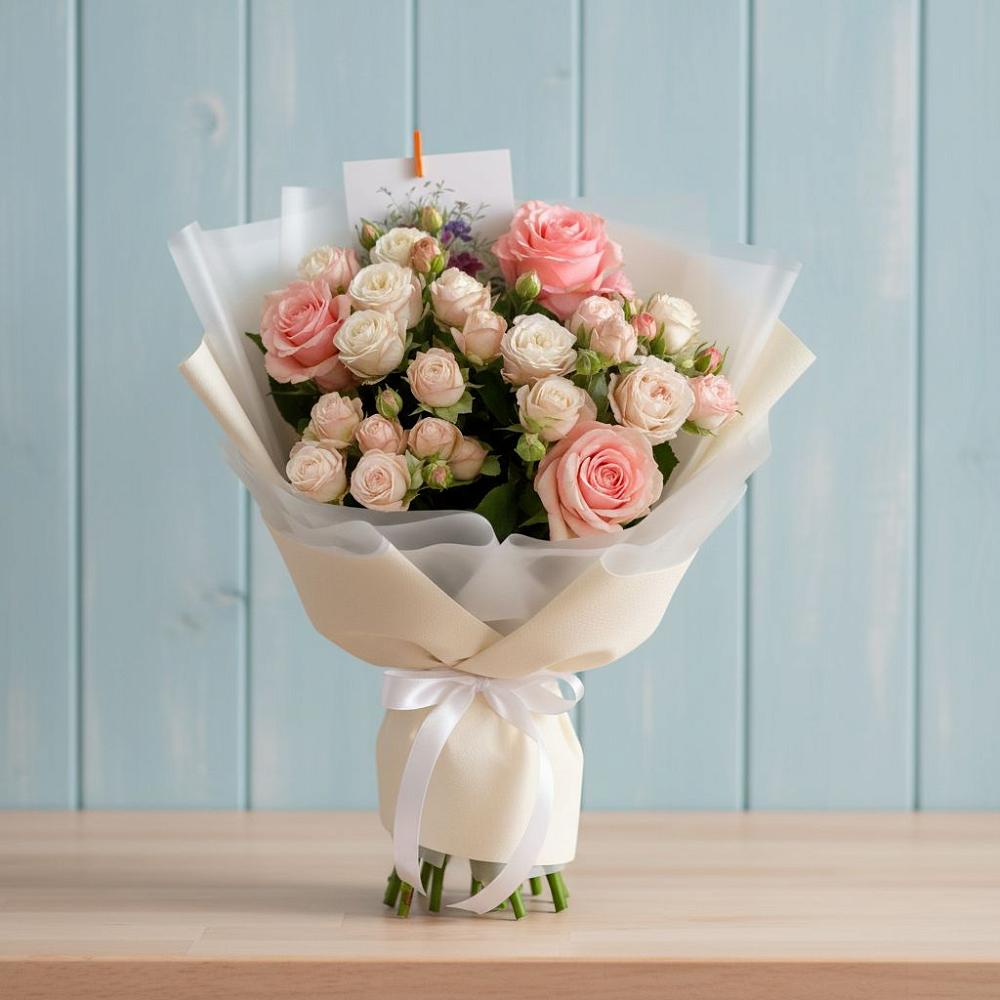 Букет цветов из: Розы в Кикерино