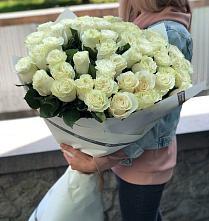 Букет 35 Белых роз #REPLACE_PRED# Кикерино