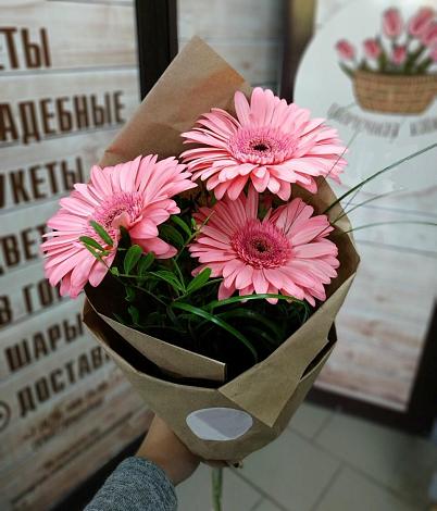 Букет цветов из: Герберы в Кикерино