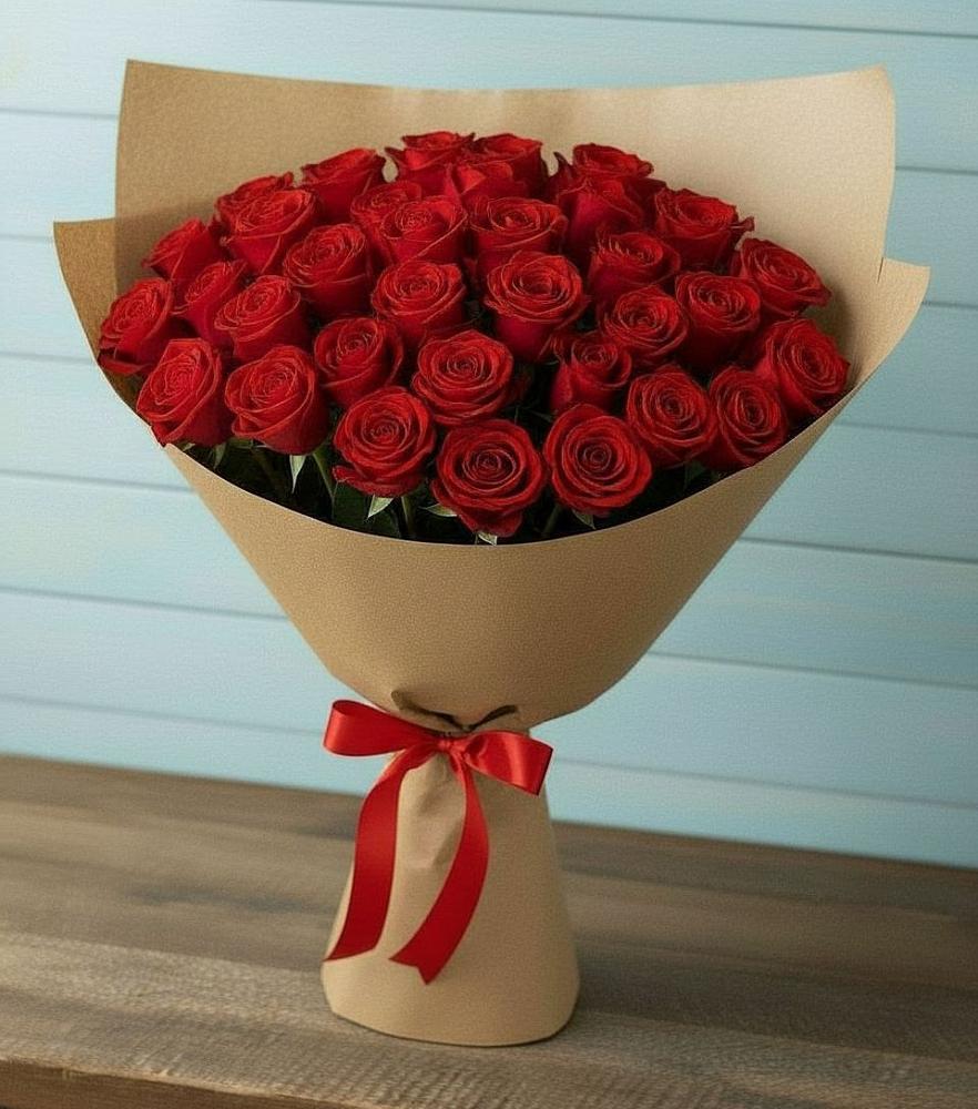 Букет Красные розы Милано в Кикерино