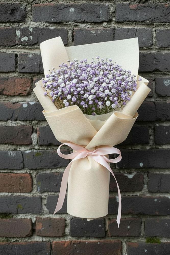 Букет цветов из: Гипсофила в Кикерино