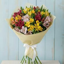 Букет цветов из:  Альстромерии в Кикерино