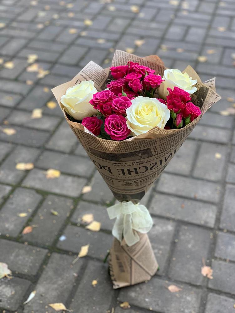 Букет цветов из: Розы в Кикерино