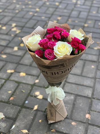 Букет цветов из: Розы в Кикерино