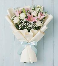 Букет цветов из:  Лилии в Кикерино